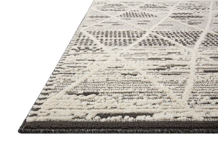 Fabian Rug 03 | Charcoal / Ivory