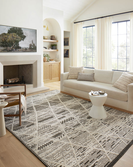 Fabian Rug 03 | Charcoal / Ivory