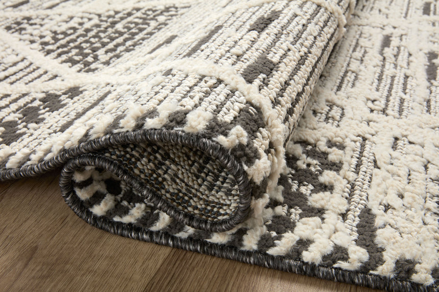 Fabian Rug 03 | Charcoal / Ivory