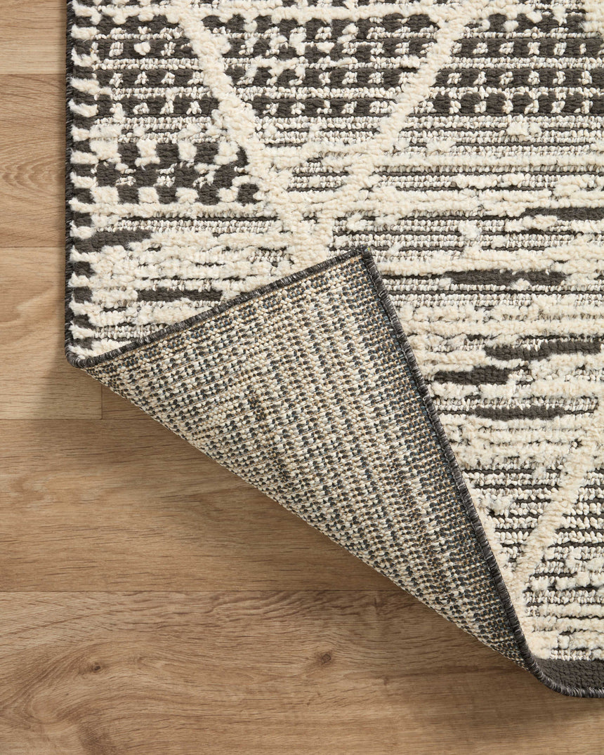 Fabian Rug 03 | Charcoal / Ivory