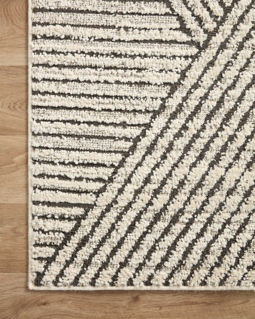 Fabian Rug 06 | Charcoal / Ivory