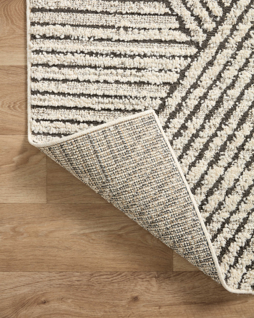 Fabian Rug 06 | Charcoal / Ivory