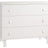 White Laminate with White Wood | Bjorn Crib & Dresser Set | Valley Ridge Furniture