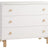 White Laminate and Natural Laminate with Natural Wood | Bjorn Crib & Dresser Set | Valley Ridge Furniture