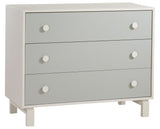 Latte Laminate and Sage Laminate with Latte Wood | Bjorn Crib & Dresser Set | Valley Ridge Furniture