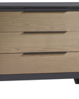 Graphite Birch with Natural Wheat Birch | Flexx Premium 3 Drawer XL Dresser | Valley Ridge Furniture