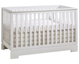 White Wood with White Wood | Olson Crib & Dresser Set | Valley Ridge Furniture