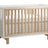 White Wood with Natural Wood | Bjorn Crib & Dresser Set | Valley Ridge Furniture
