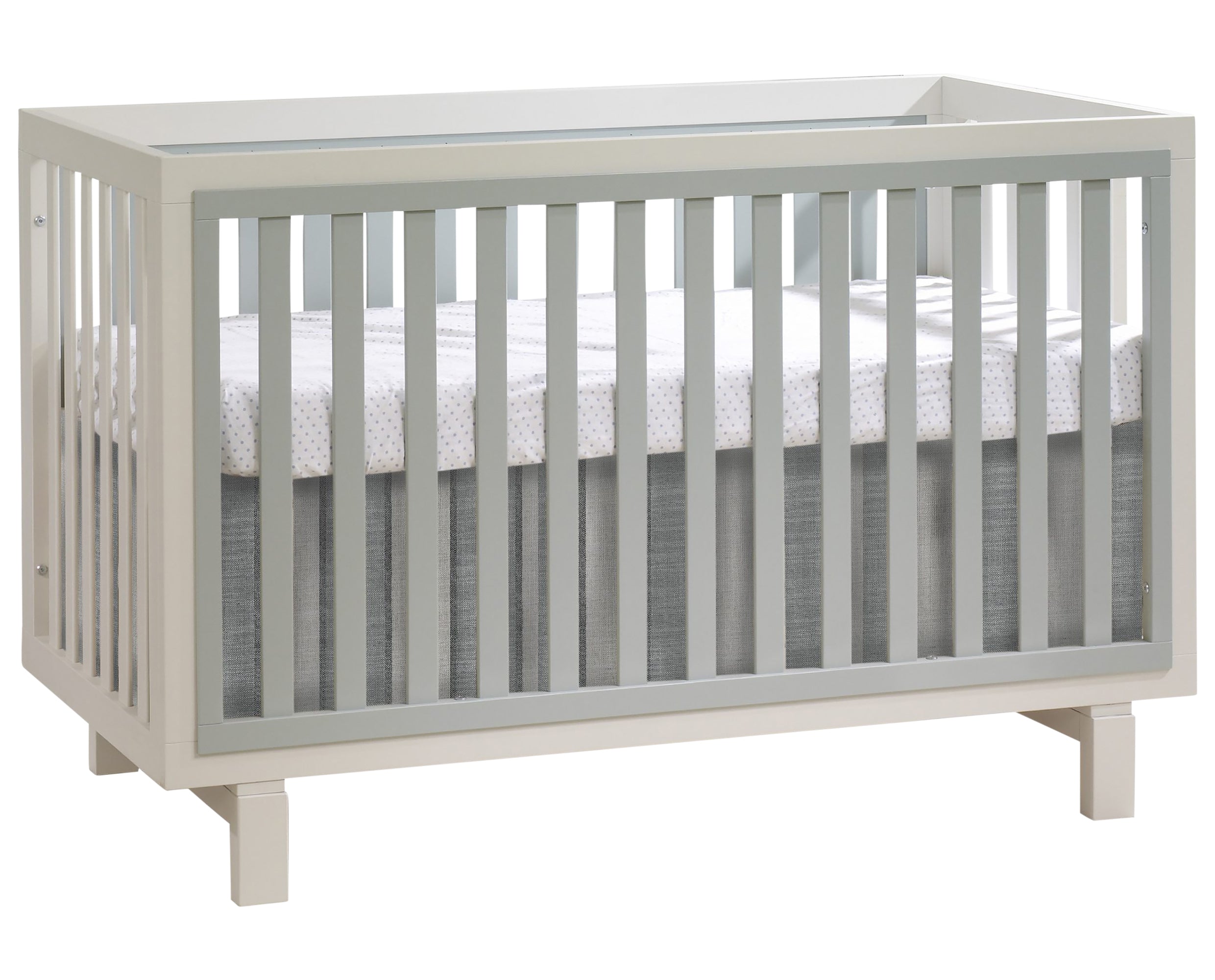 Grey crib and dresser set online