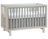 Latte Wood with Sage Wood | Bjorn Crib & Dresser Set | Valley Ridge Furniture