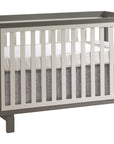 Latte Wood with Taupe Wood | Bjorn Crib & Dresser Set | Valley Ridge Furniture