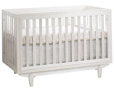 White Wood with White Wood | Tate Crib & Dresser Set | Valley Ridge Furniture