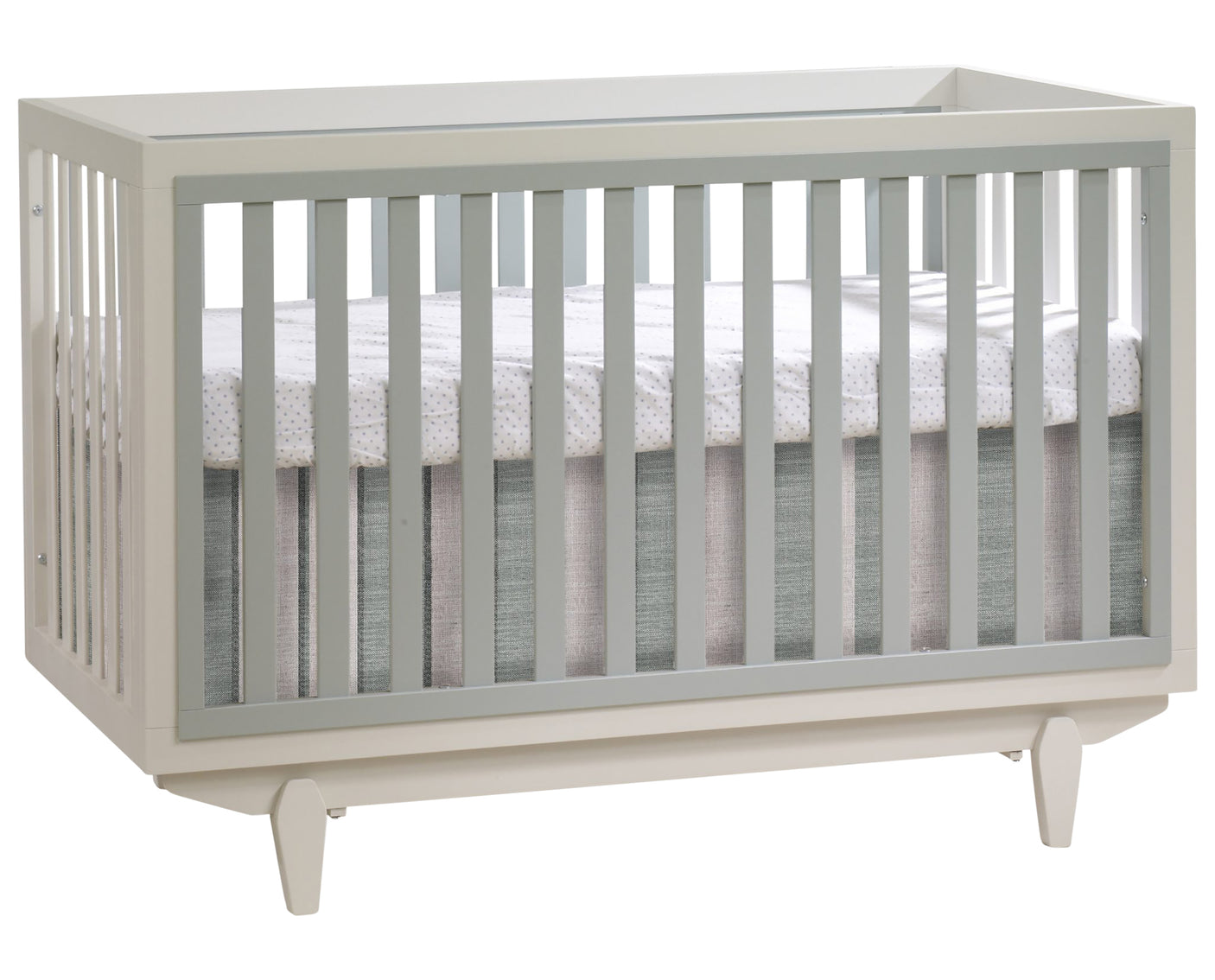 Latte Wood with Sage Wood | Tate Classic Crib | Valley Ridge Furniture