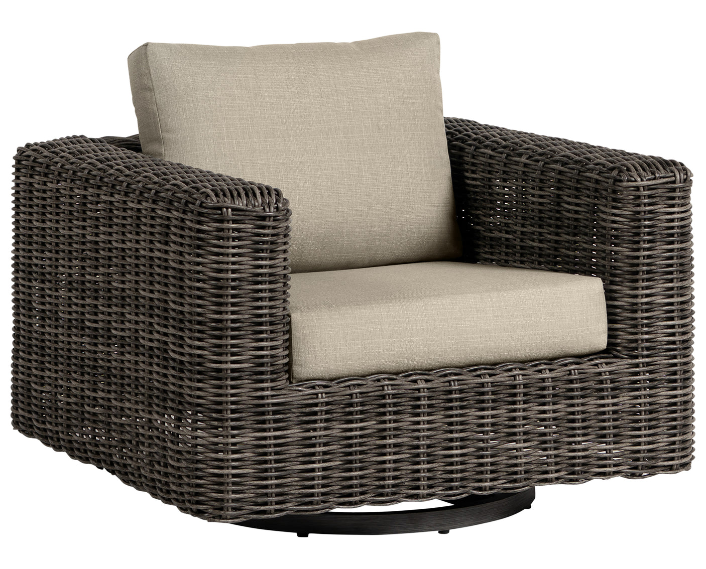 Cubo Swivel Gliding Club Chair