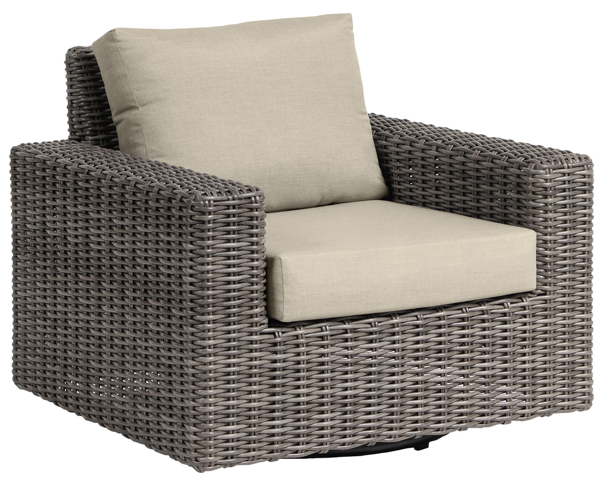 Mission Hill Swivel Gliding Club Chair