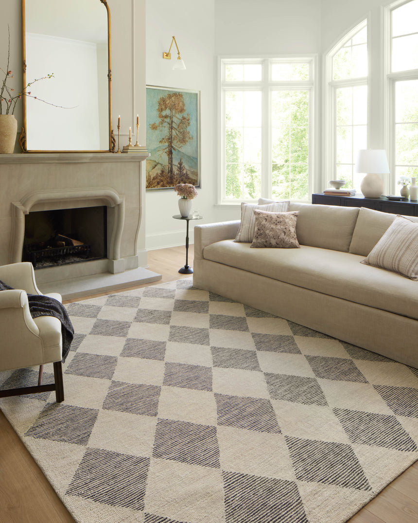 Francis Rug 01 | Beige / Charcoal