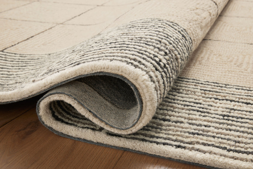 Francis Rug 02 | Cream / Black