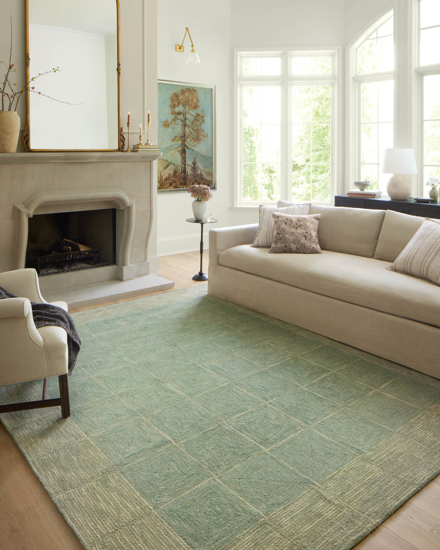 Francis Rug 02 | Green / Natural