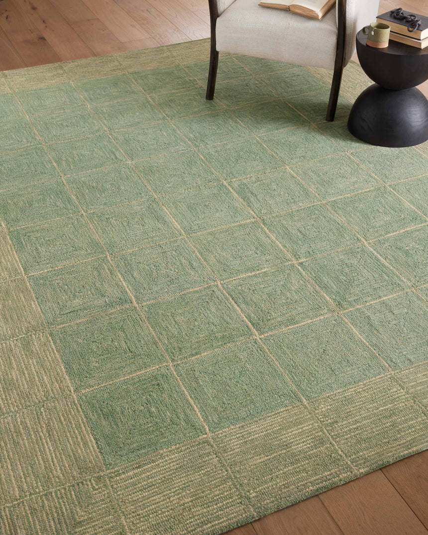 Francis Rug 02 | Green / Natural