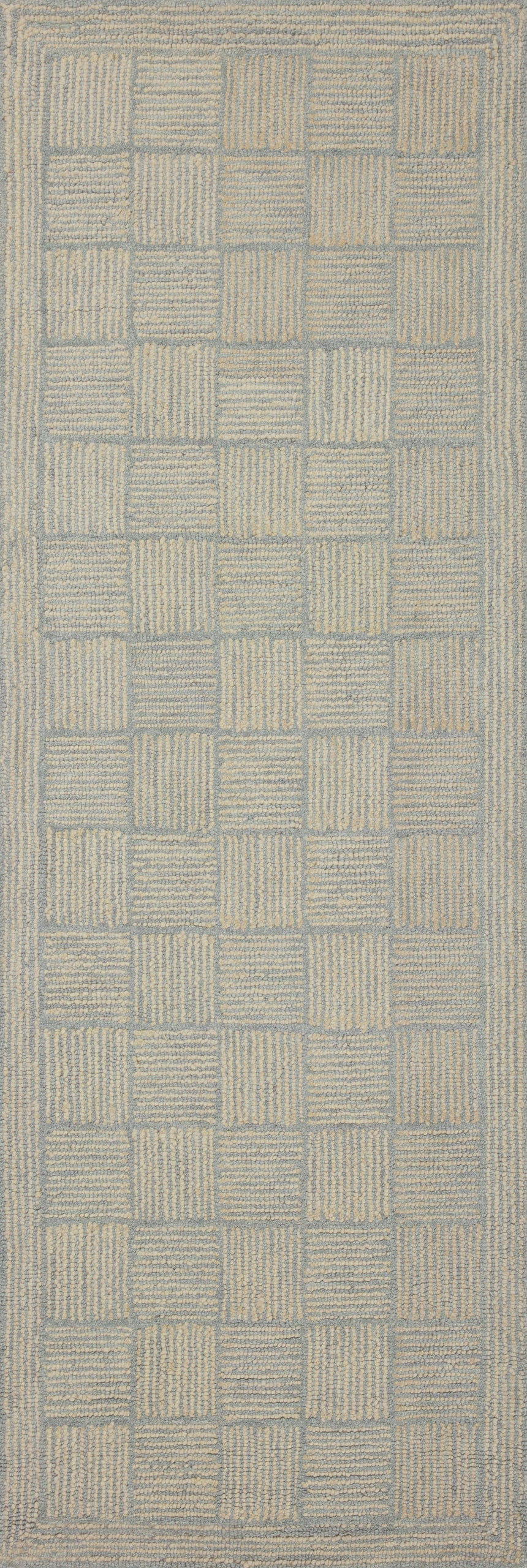 Francis Rug 03 | Silver / Sky