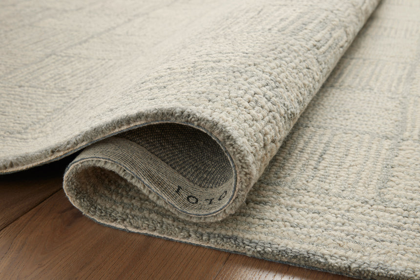 Francis Rug 03 | Silver / Sky