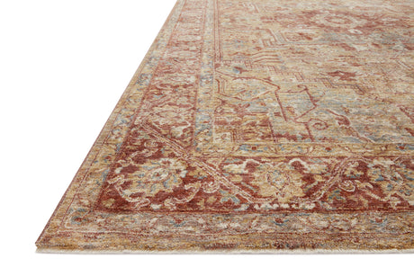 Gaia Rug 01 | Gold / Brick