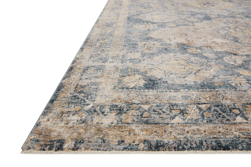 Gaia Rug 02 | Denim / Taupe