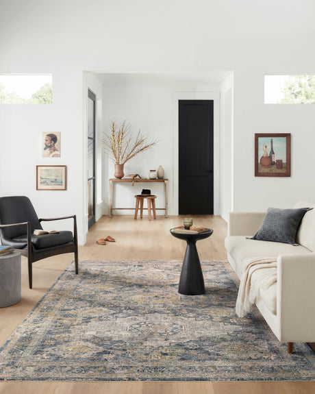 Gaia Rug 02 | Denim / Taupe