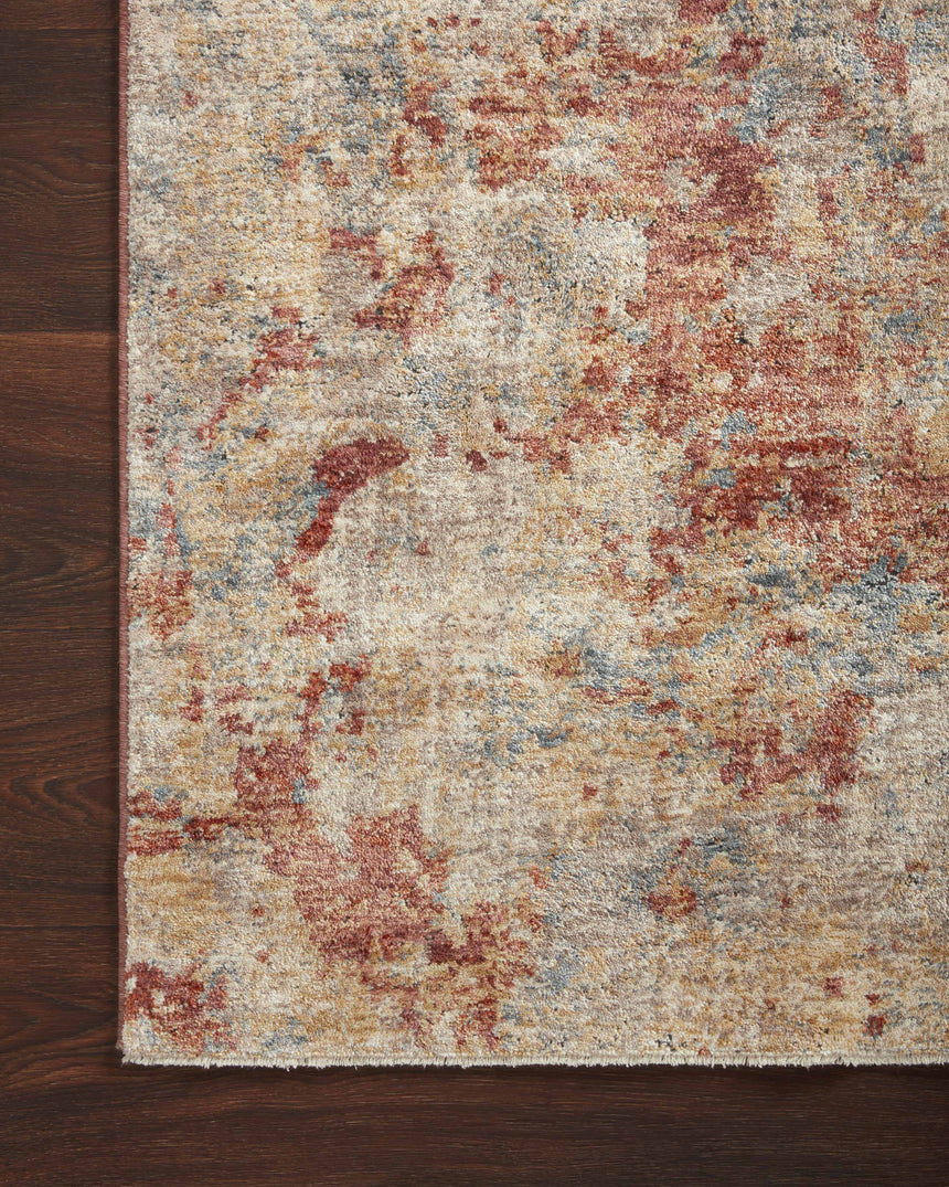 Gaia Rug 03 | Taupe / Brick