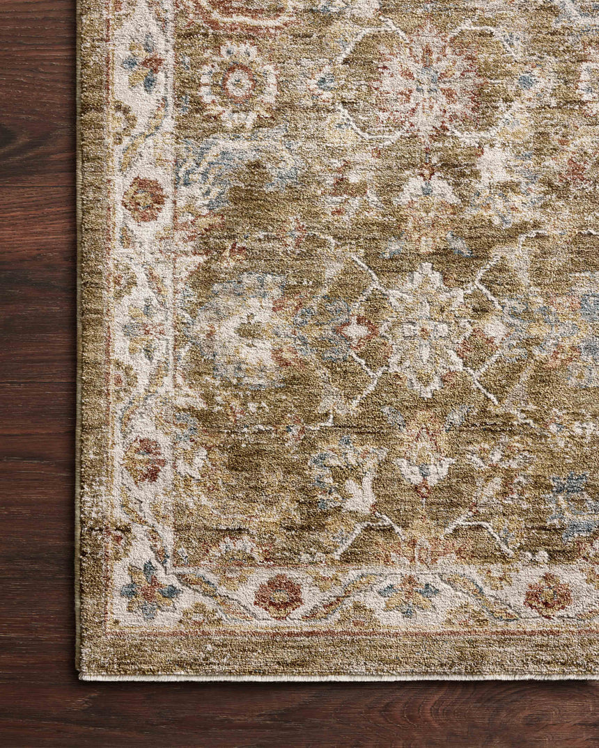 Gaia Rug 05 | Olive / Multi