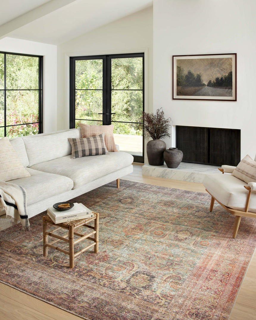 Georgie Rug 03 | Jade / Sunset