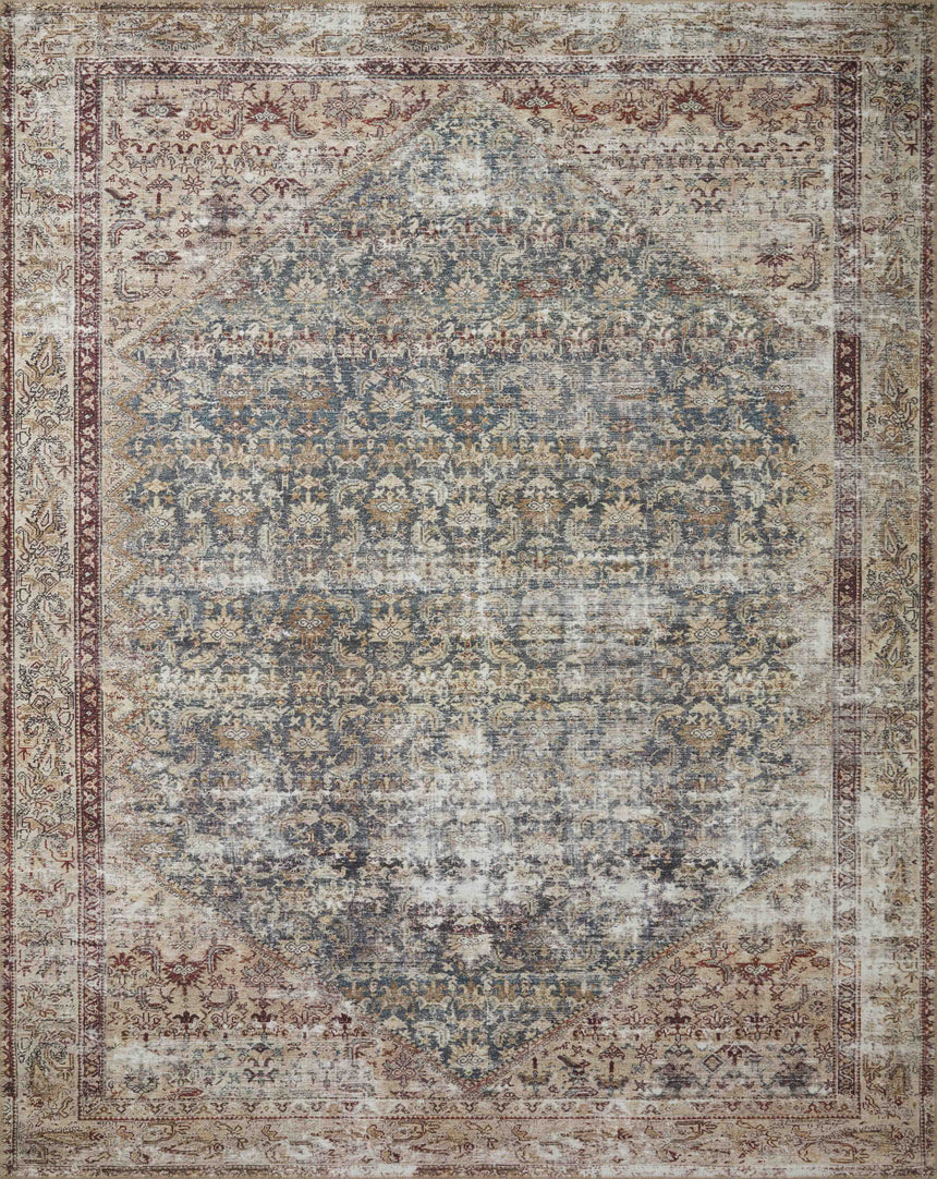 Georgie Rug 04 | Teal / Antique