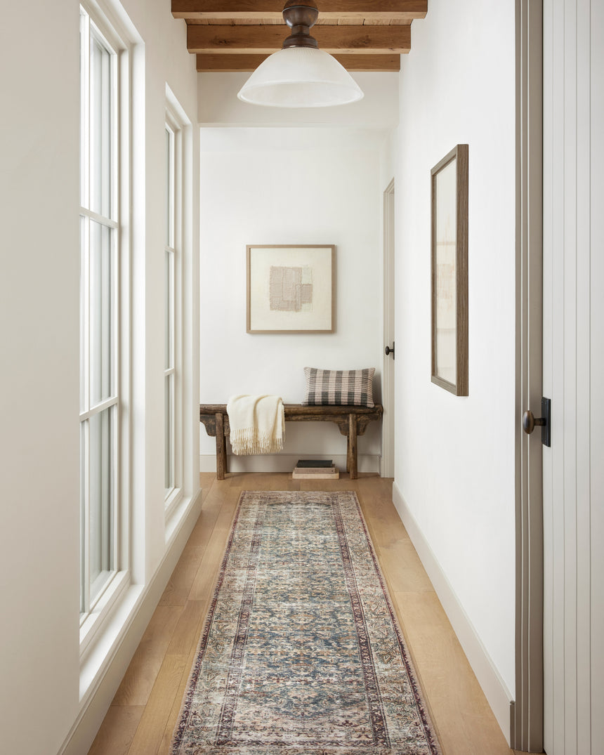 Georgie Rug 04 | Teal / Antique