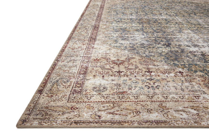 Georgie Rug 04 | Teal / Antique