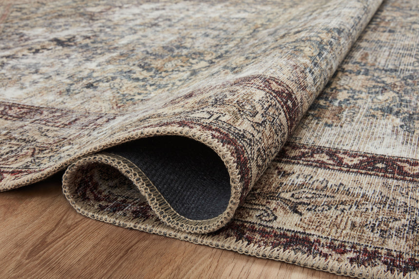 Georgie Rug 04 | Teal / Antique