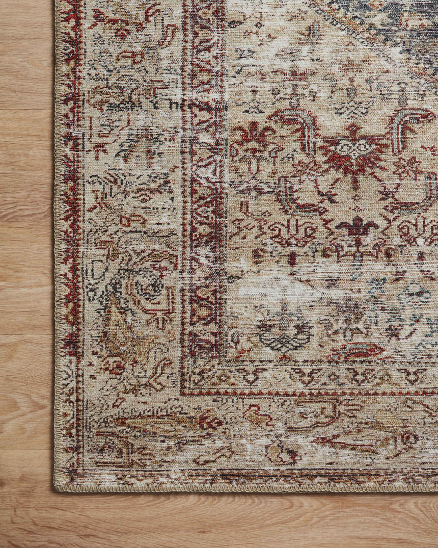 Georgie Rug 04 | Teal / Antique