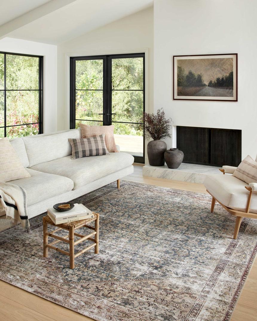 Georgie Rug 04 | Teal / Antique