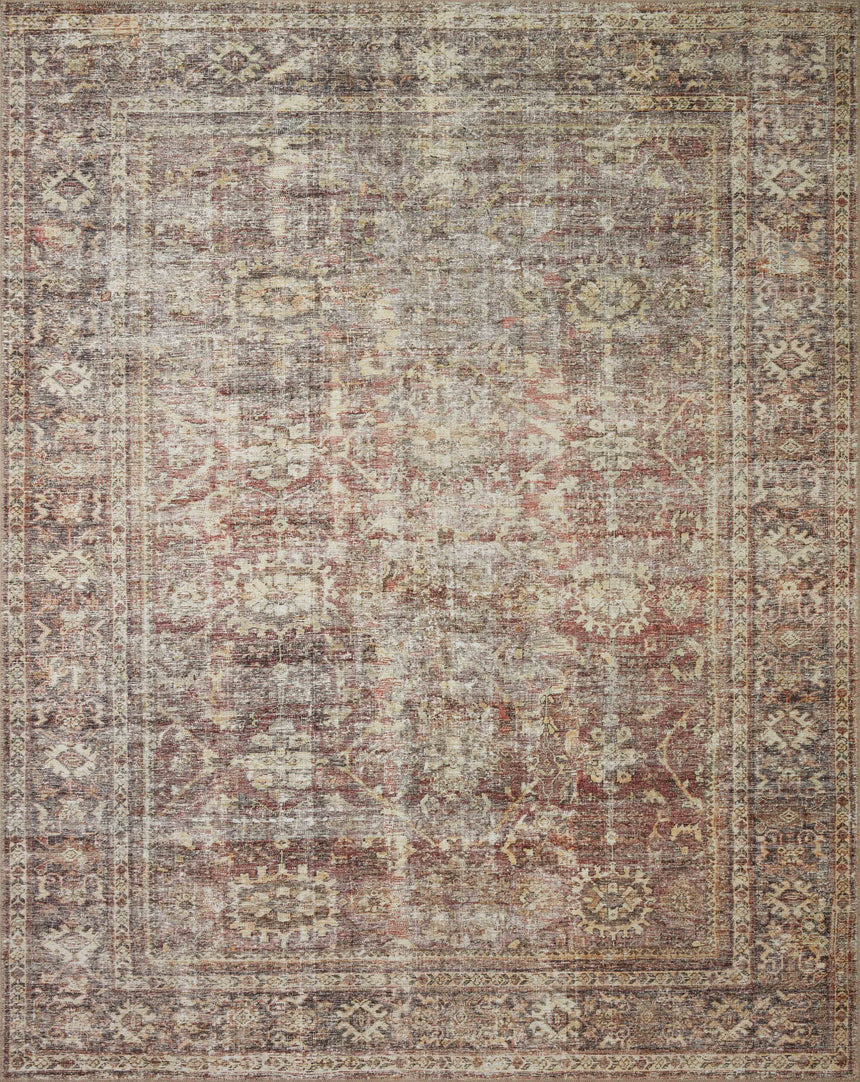 Georgie Rug 06 | Bordeaux / Antique