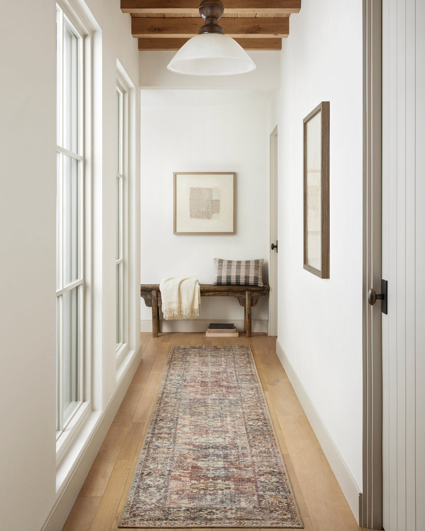Georgie Rug 06 | Bordeaux / Antique