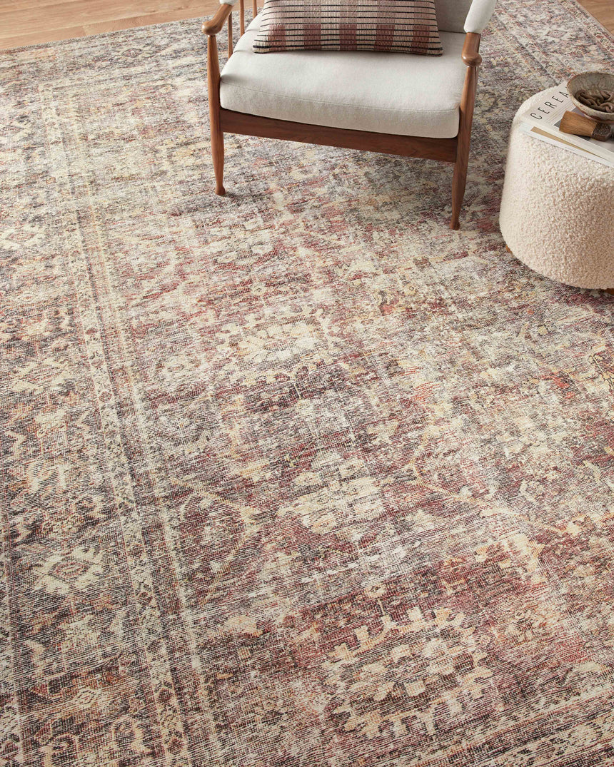 Georgie Rug 06 | Bordeaux / Antique