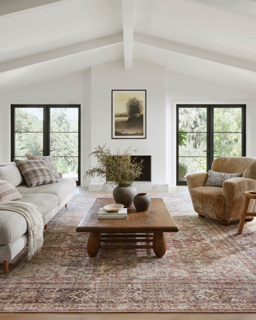 Georgie Rug 06 | Bordeaux / Antique