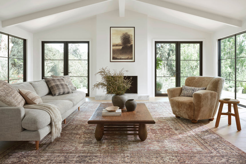 Georgie Rug 06 | Bordeaux / Antique