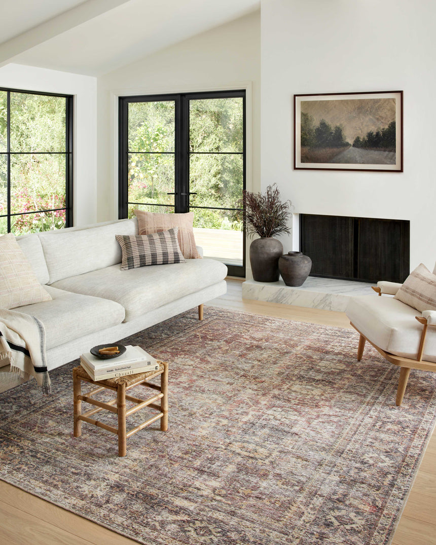 Georgie Rug 06 | Bordeaux / Antique