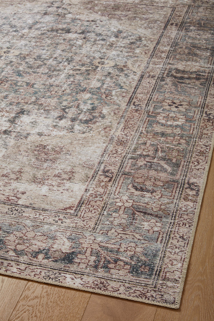 Georgie Rug 08 | Lagoon / Beige