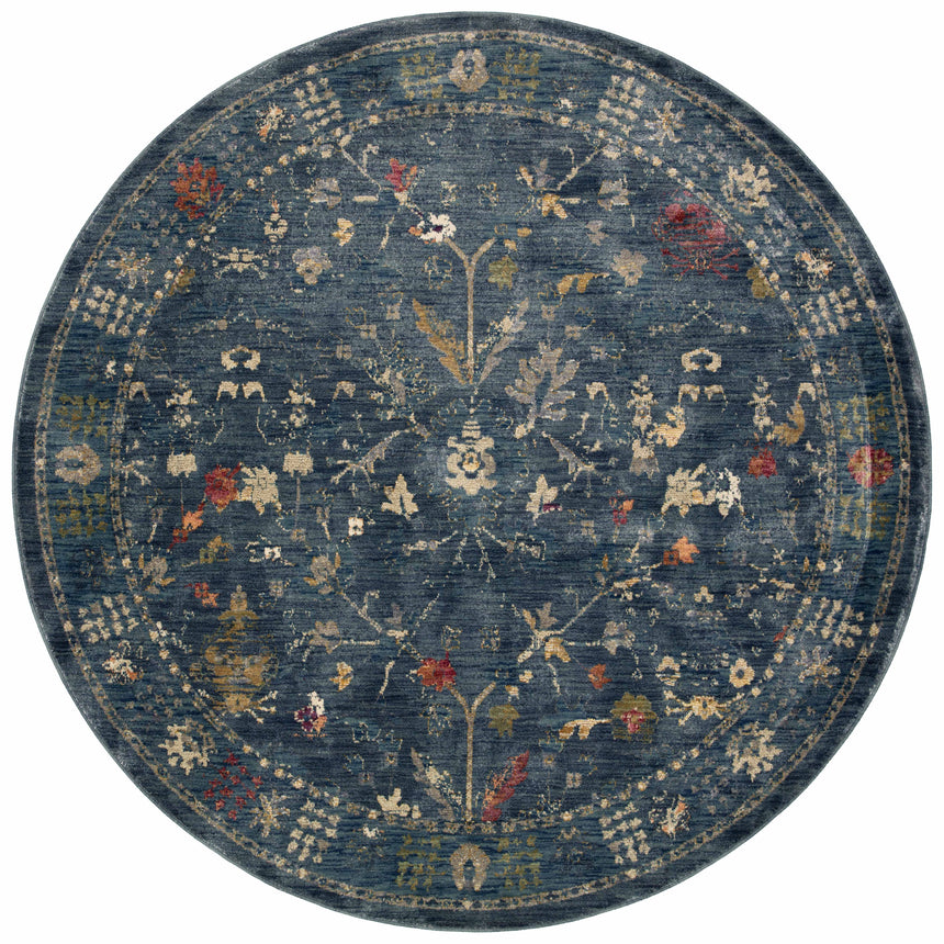 Giada Rug 06 | Denim / Multi