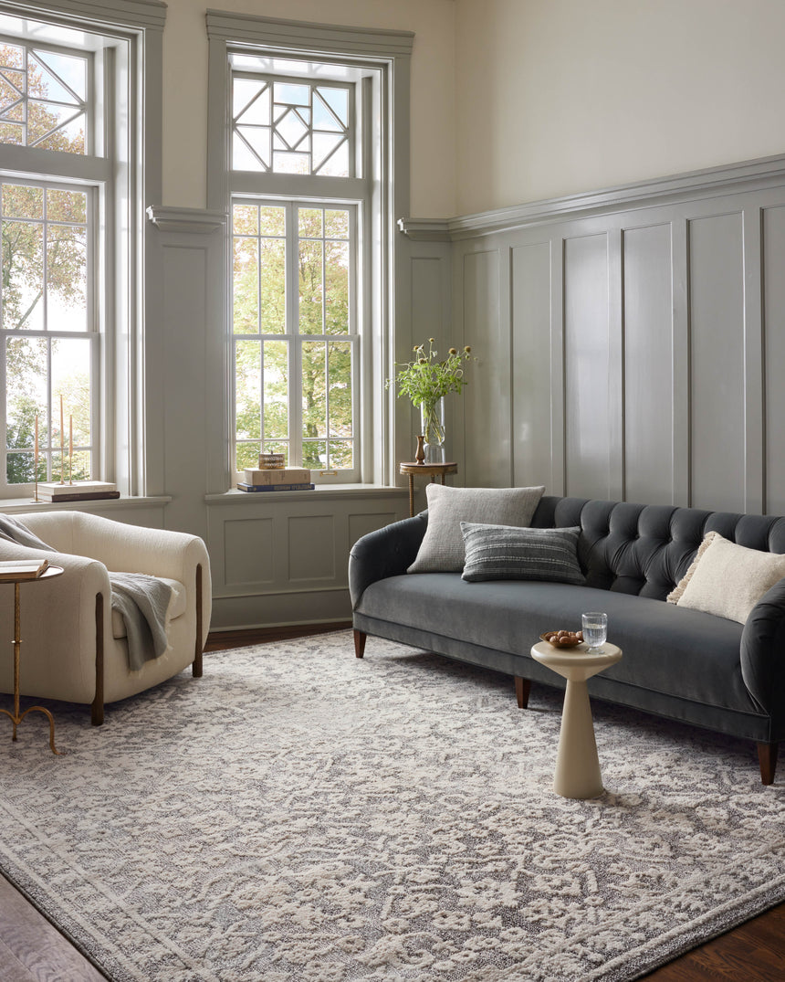 Gigi Rug 01 | Grey / Ivory
