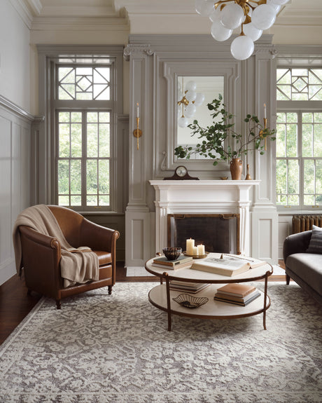 Gigi Rug 01 | Grey / Ivory