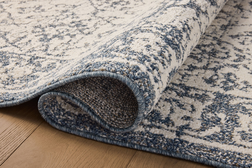Gigi Rug 02 | Ivory / Blue