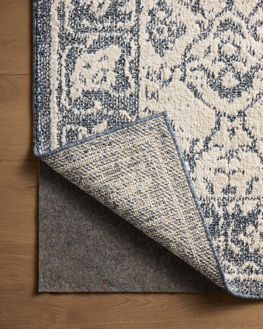 Gigi Rug 02 | Ivory / Blue
