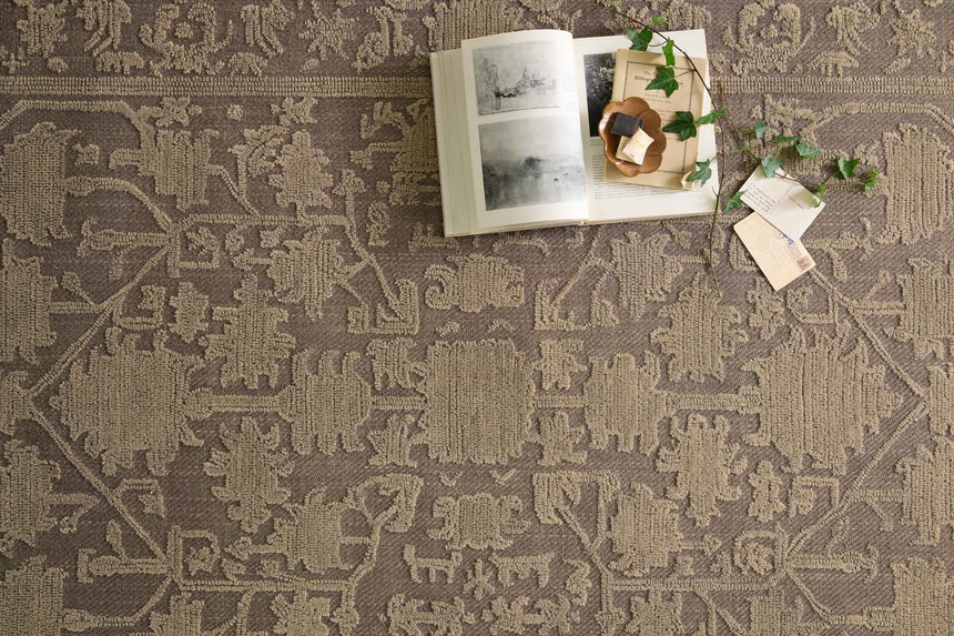 Gloria Rug 01 | Bark / Khaki